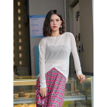 HZHJ original designer's pink butterfly pants, casual and slimming high-end and luxurious